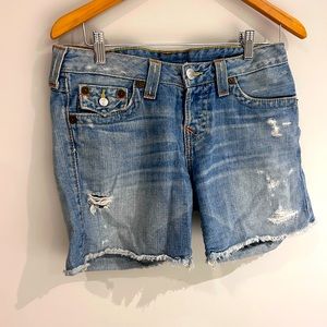 True religion mom Jean shorts